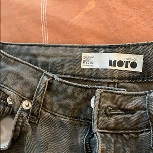 Camo Topshop Wide Leg Denim